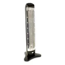 Estufa Cuarzo Magiclick 2 Tubos 1200w Protección Sobrecarga Negra Negro
