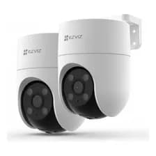 Combo X2 Camara H8c 360 Exterior Wifi Color Ezviz Ofit Blanco