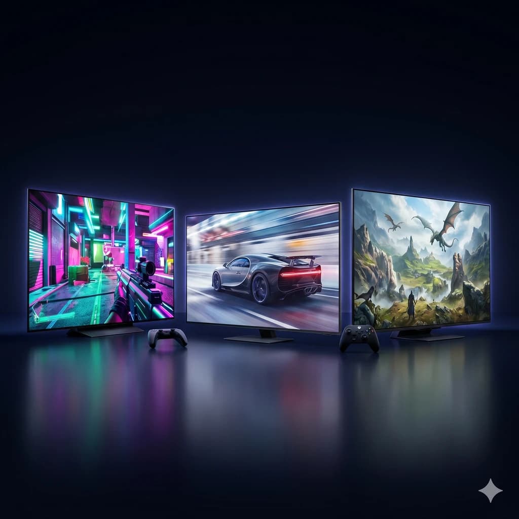 Mejores TVs HDMI 2.1 Gaming PS5 y Xbox 2026 (4K 120Hz)