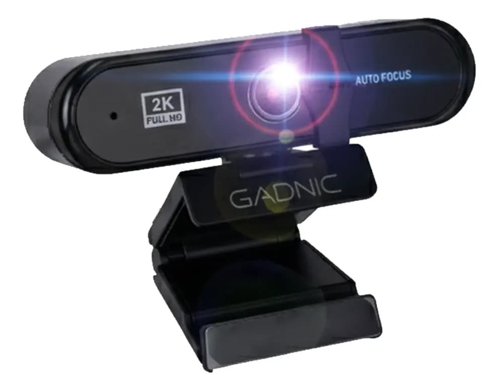 Cámara Web Gadnic Con Micrófono Enfoque Automático 2k