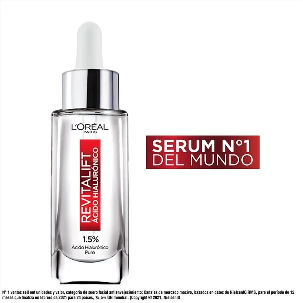 Sérum Rostro Revitalift Ácido Hialurónico 30ml L'Oréal Paris
