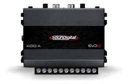 Módulo Soundigital Sd400.4 Evo6 4 canales puente 4 ohmios color gris oscuro