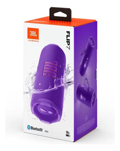 Parlante Bluetooth Jbl Flip 7 Morad 35w Inalámbrico 16 Horas Color Violeta Oscuro