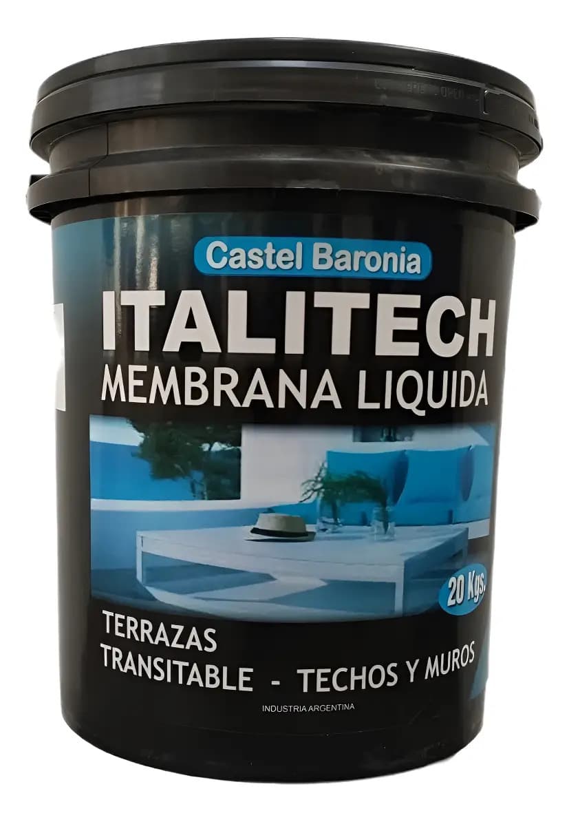 Membrana Liquida Transitable 1ra Calidad 20 Kilogramos Color Negro