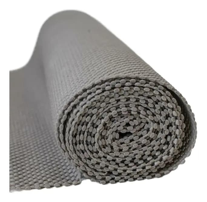 Mat Protector Antideslizante Maxi Rollo Multiuso Pvc Color Gris