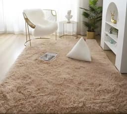 2x1,4 Mts Alfombras Nórdicas Pelo Largo Colores Ancho 1.4 M Color Taupe Largo 2 M