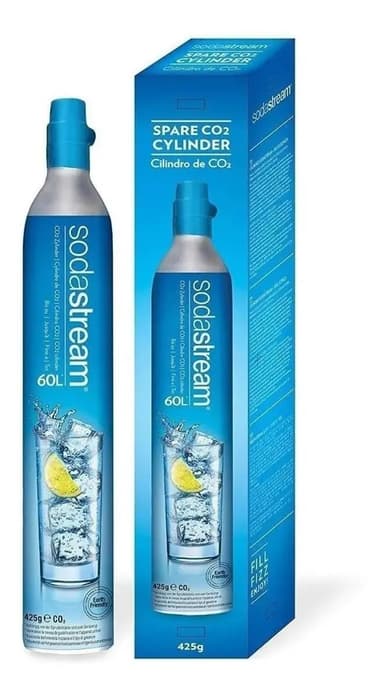 Sodastream Cilindro Co2 Recarga Garrafa Soda Stream Rosario Color Azul midnight