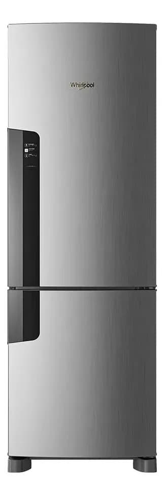 Heladera Whirlpool Inverter N.f Bottom Freezer Inox 397 Lts Inox