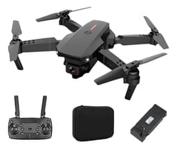 Mini drone Smart Tech Premium E88 Camara Simple con cámara negro 2.4GHz 1 batería