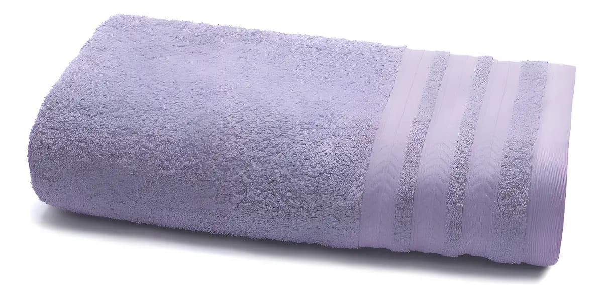 Juego Toalla Y Toallón Lila 100% Algodón 450g/m2 Arcoiris Baño
