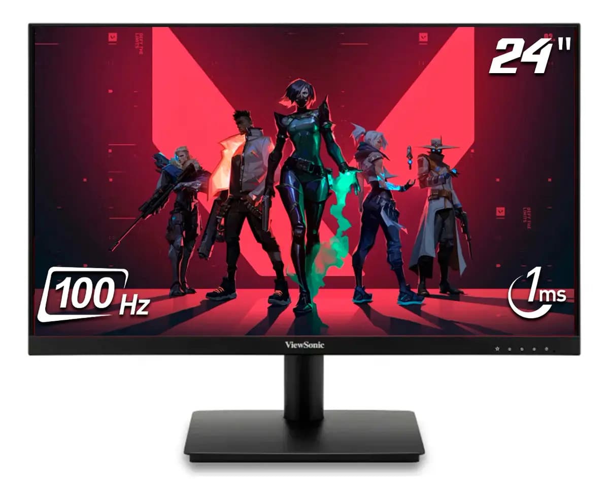 Monitor Led 24 Viewsonic Va240-h 100hz 1ms Full Hd Hdmi Color Negro
