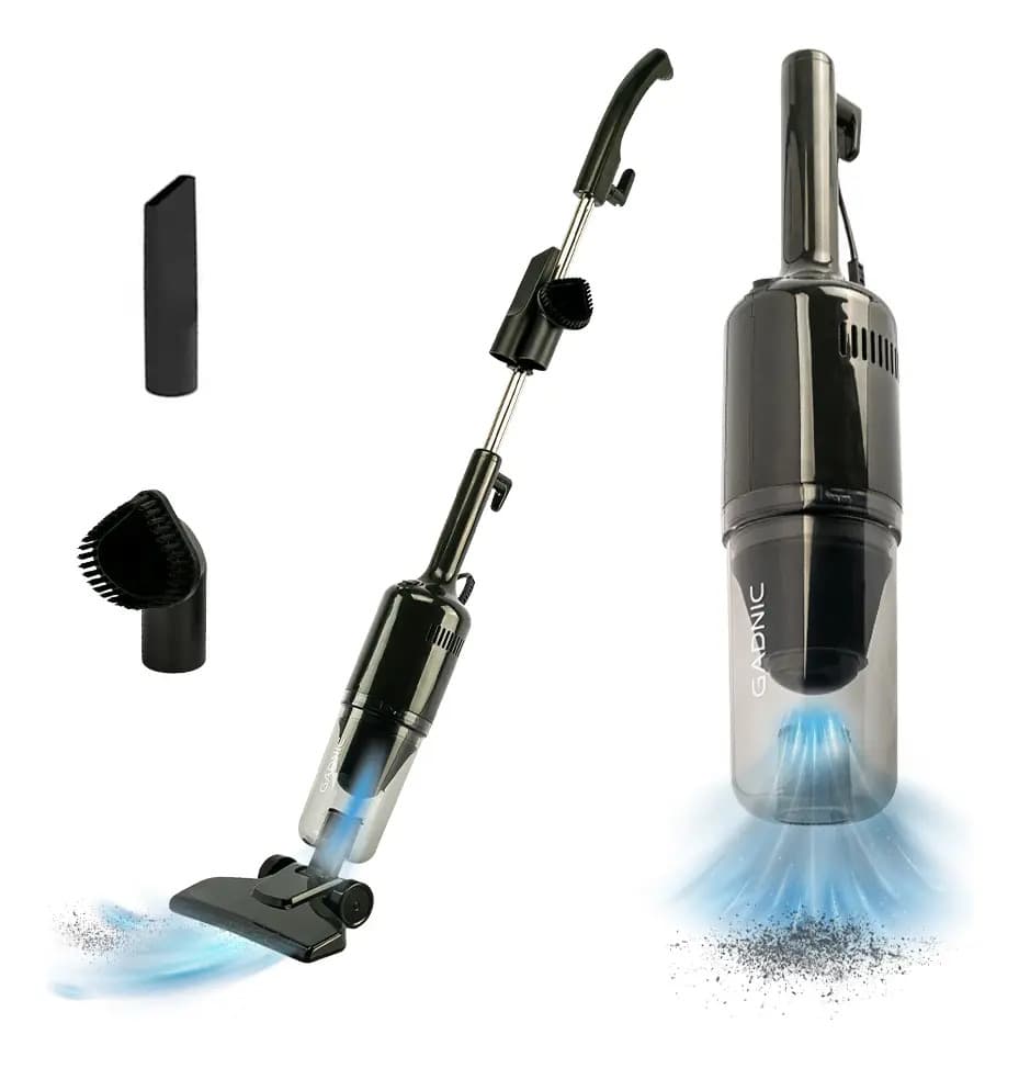 Aspiradora Gadnic JTL60Y 2 En 1 Vertical Y De Mano 600W 15Kpa Filtro HEPA Lavable Cable 5m Deposito 1L