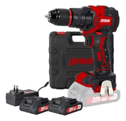 Taladro Atornillador Percutor Brushless Omaha 20V 45Nm 2 Baterías Cargador
