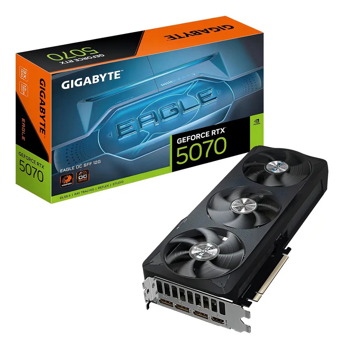 Placa Video Gigabyte Rtx 5070 Eagle Oc 12gb Gddr7 Pcie 5.0
