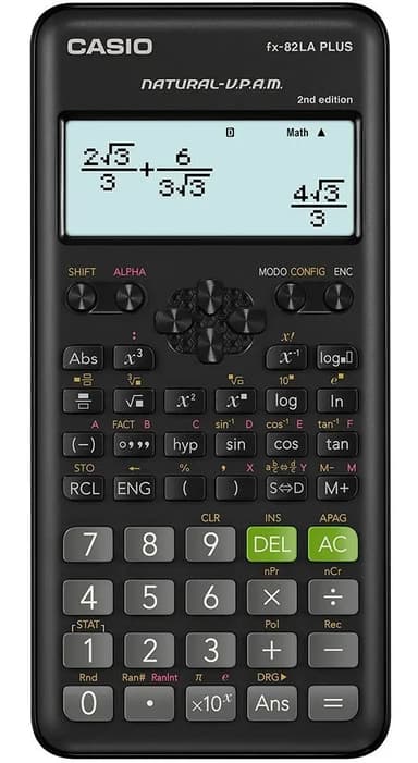 Calculadora científica Casio Calculadora cientifica FX-82LA Plus color negro