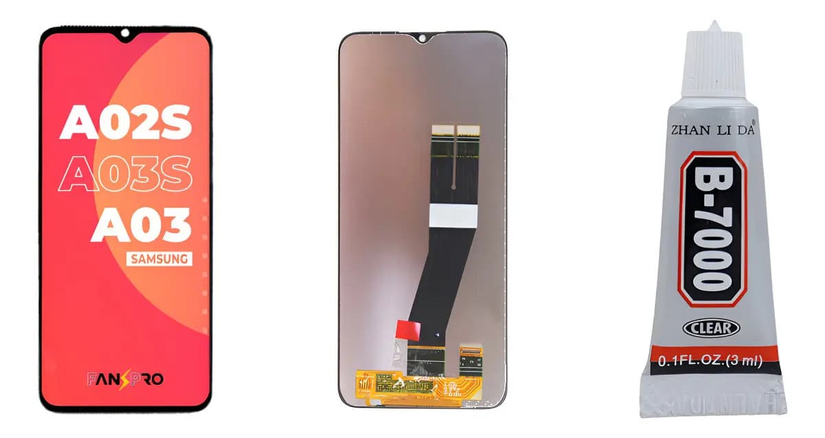 Pantalla Táctil Módulo Samsung A02S A03S A03 A04e Color Negro