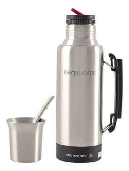 Termo Eléctrico T-Mate con Mate y Bombilla Kanji 1 L