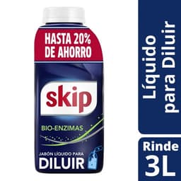 Jabón Líquido Para Diluir Skip Bio-enzimas Tecnologia Superior En Limpieza Y Cuidado 500 Ml