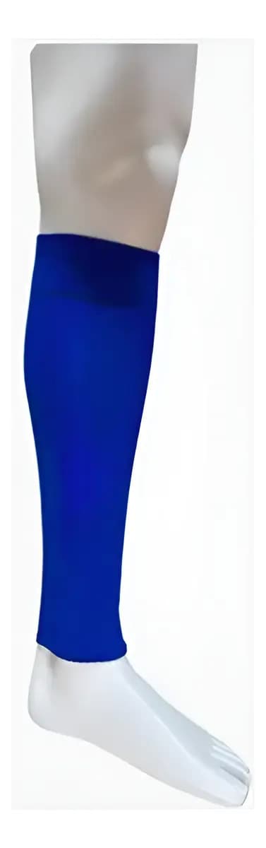 Pantorrillera Futbol Running Hockey X1 Par Color Azul Francia 30-35