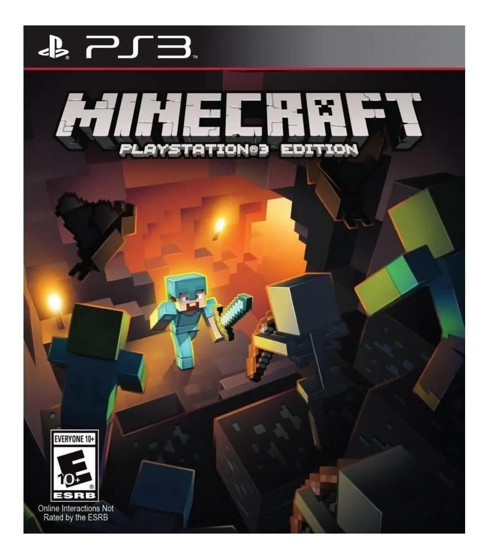 Minecraft Standard Edition Mojang Juego Físico PS3 Multijugador Offline