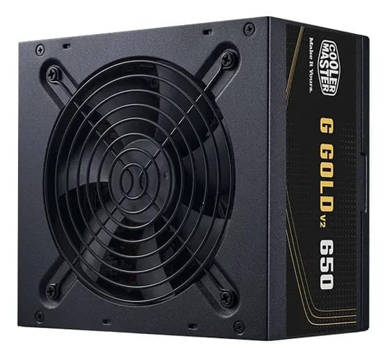 Fuente Pc Cooler Master Mwe Gold 650 V2 650w 80 Plus Gold Color Negro