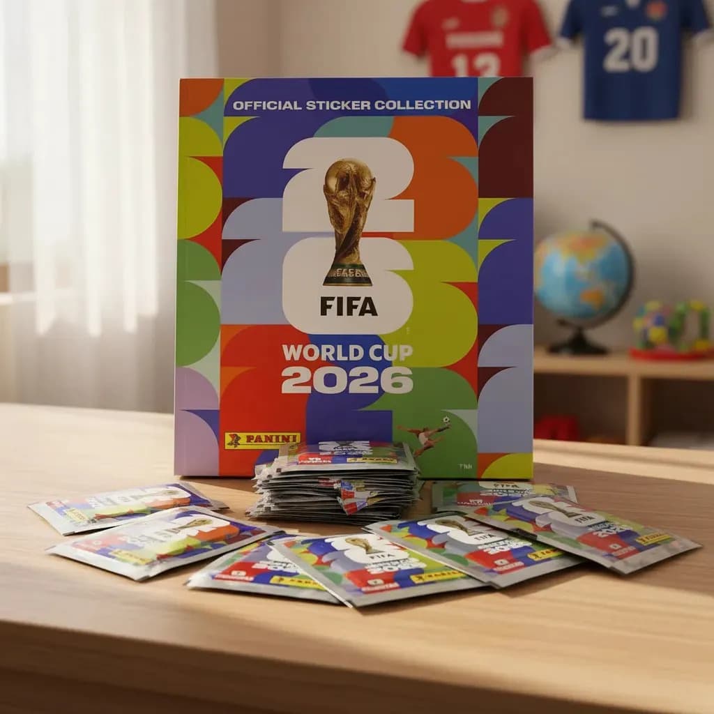Álbum Tapa Blanda y 25 Sobres Panini Mundial FIFA 2026