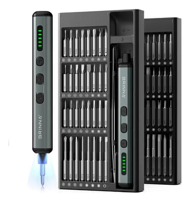 Destornillador Eléctrico Precisión S2 Brinna Portatil 68 Pzs