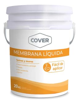 Impermeabilizante Membrana Líquida Cover Techos Muros 20 Kg Color Rojo