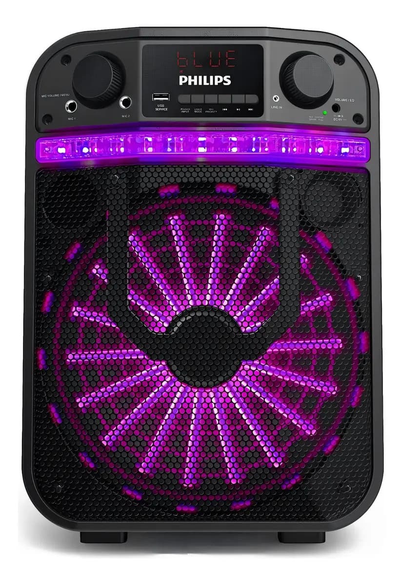 Torre de Sonido Philips Tax2206/77 Bluetooth 40W Karaoke Led