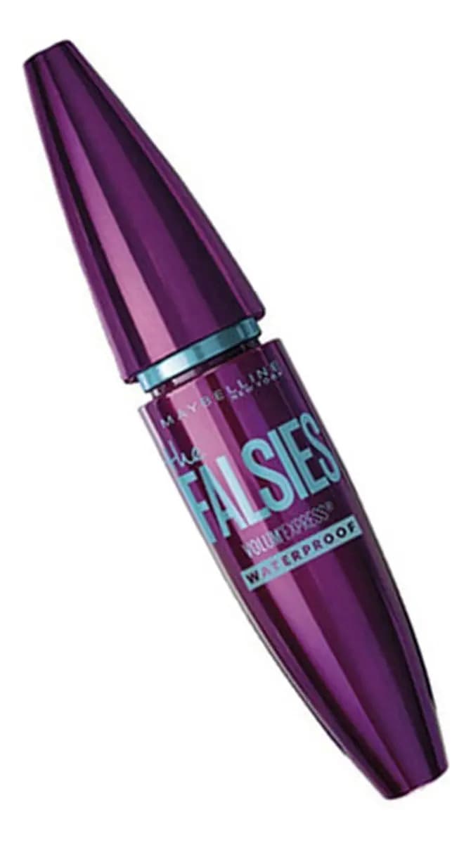 Máscara De Pestañas Maybelline The Falsies Waterproof Color Negro