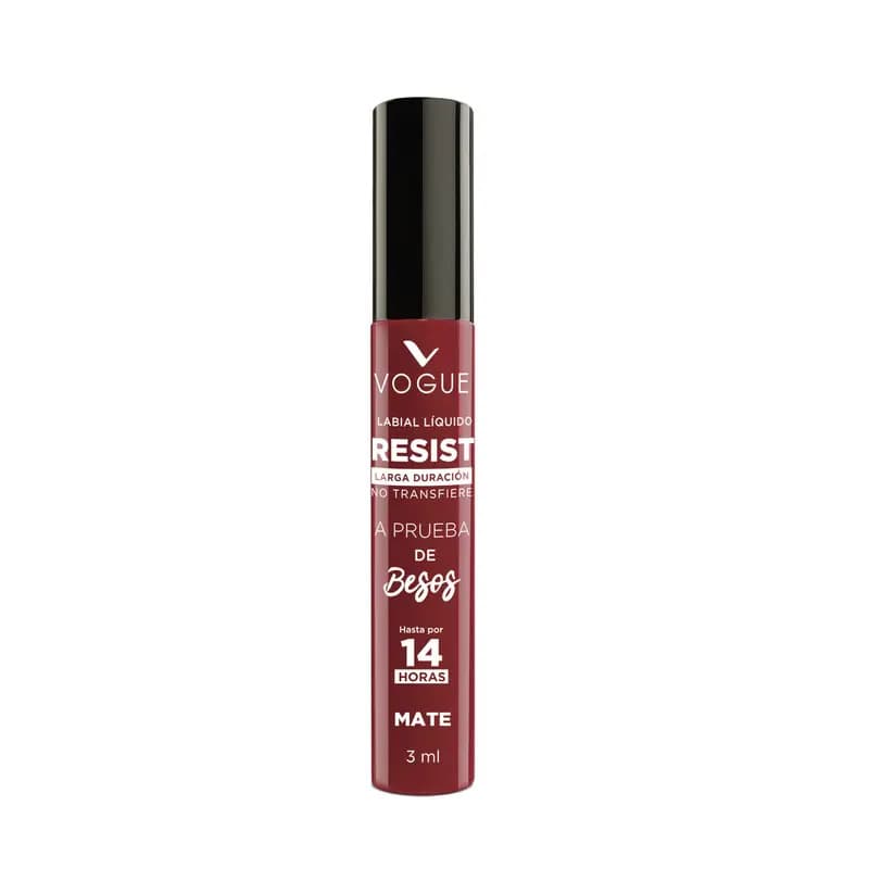 Labial Liquido Mate Vogue Resist Tono Invencible