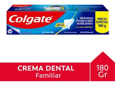 Pasta Dental Máxima Protección Anticaries 180g Colgate