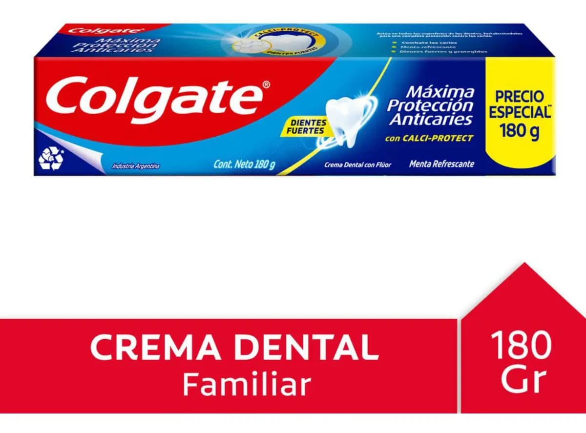 Pasta Dental Máxima Protección Anticaries 180g Colgate