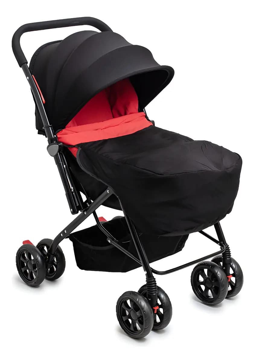 Cochecito Cuna Love 172 Rojo 3 Posiciones