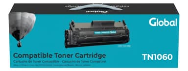 Tóner Compatible con Brother TN1060 para 1200 1212w - Rendimiento de 1000 Páginas - Color Negro - Marca Global Electronics