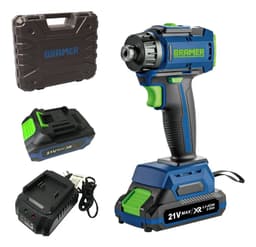 Atornillador Impacto Inalámbrico Bramer Brushless 2 Baterías Recargables