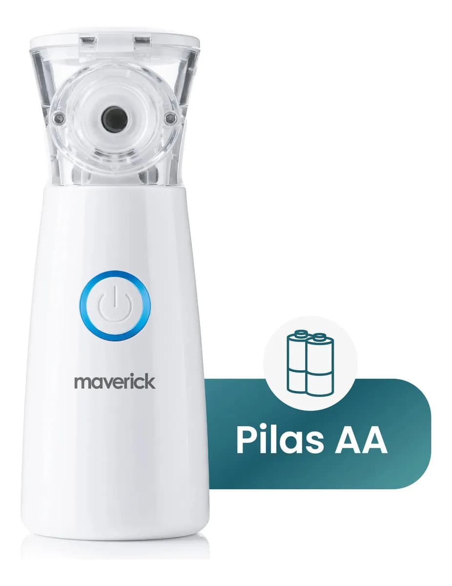 Nebulizador Portátil Inalambrico Maverick Mesh Blanco