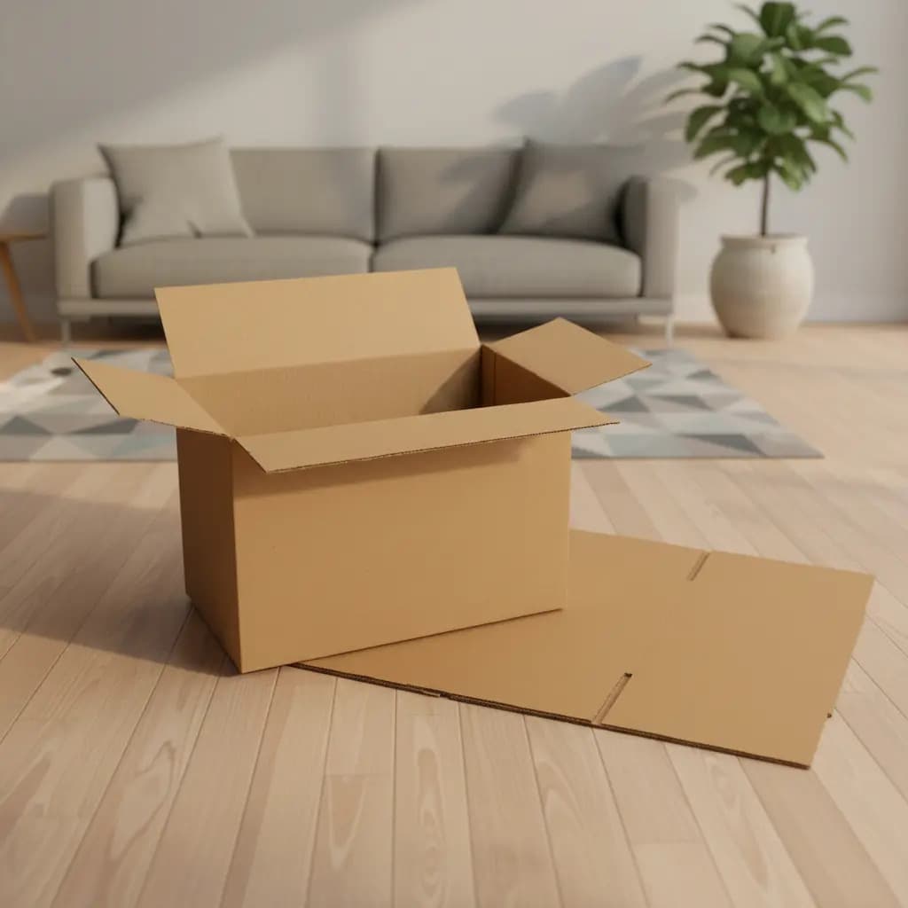 Caja Carton Embalaje 60x30x30 Mudanza Reforzada 20 Unidades Marrón