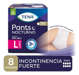Tena Pants Nocturno Ropa Interior Descartables L X 8 U