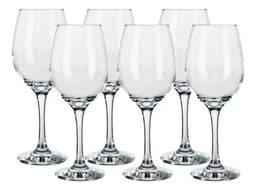Set 6 Copas Barone Para Vinos Nadir 385 Ml Color Transparente
