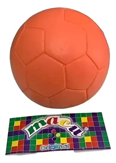 Pelota Macu Goma Espuma 18cm Color Naranja