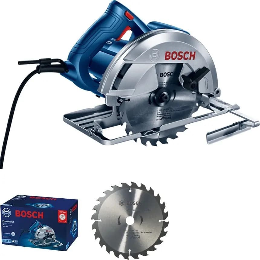 Sierra Circular Bosch Gks 150 71/4 1500w con disco y guía incluidos
