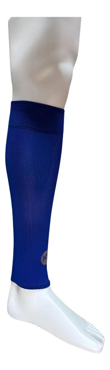 Pantorrillera Futbol Running Hockey X1 Par Color Azul