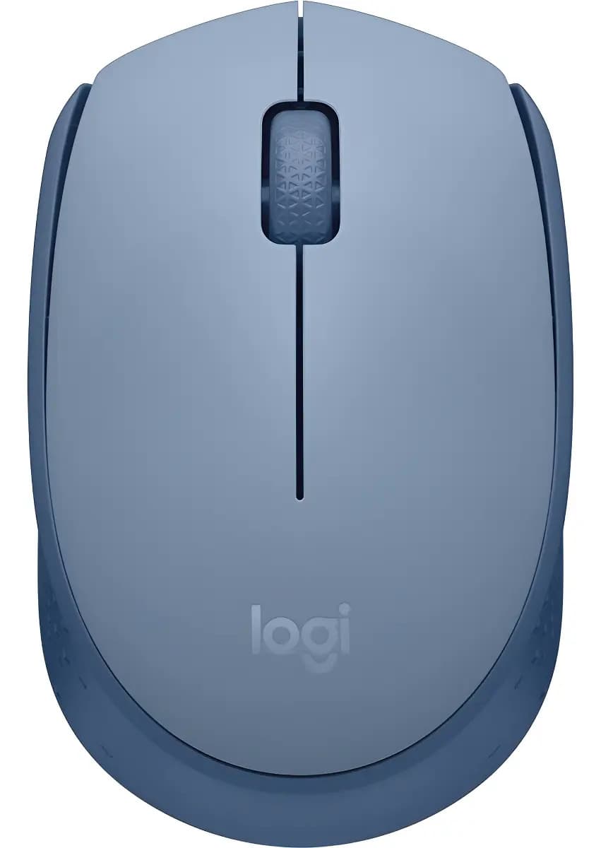 Ratón inalámbrico Logitech M170 Cores, batería USB incluida, color azul