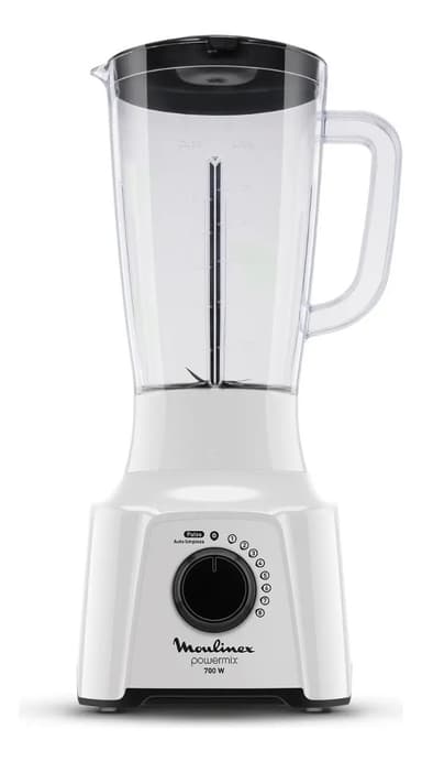 Licuadora Moulinex Powermix Blanca 8 Velocidades 2 Litros Blanco