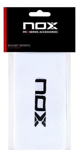 Muñequera Padel Nox Larga Logo Blanco Mulblneg2udbox Blanco Unitalla