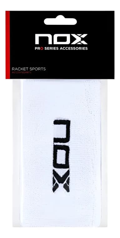 Muñequera Padel Nox Larga Logo Blanco Mulblneg2udbox Blanco Unitalla