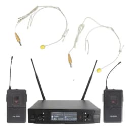 Sistema Inalámbrico Ross Mu-626 Micrófono Doble Vincha