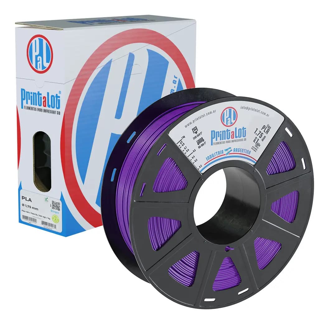 Filamento Para Impresoras 3d Pla 1.75mm X 1kg :: Printalot Color Violeta