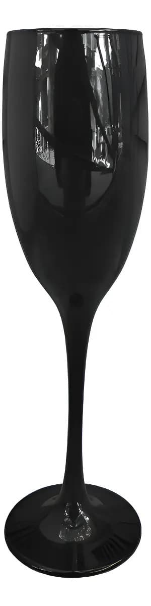 Copa Champagne Nadir Barone Copon Vidrio 190ml Set X12 Negro